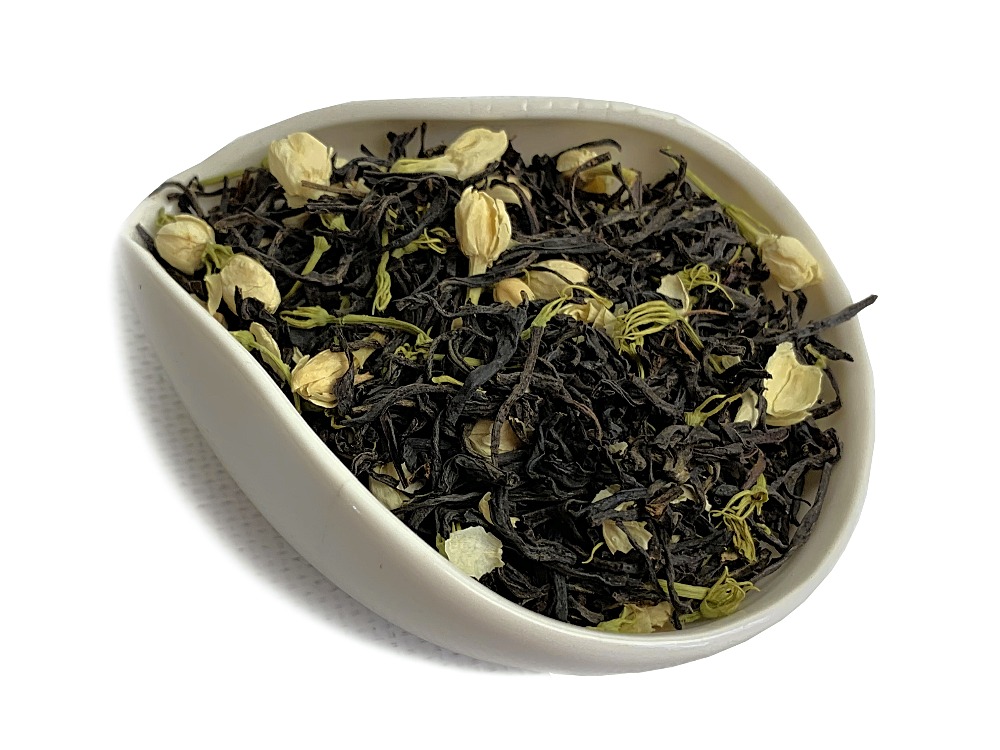 Чай черный 1 кг купить. Чай Jasmine черный. Тегуаньинь "жасминовый улун " 150гр. Черный чай с жасмином.